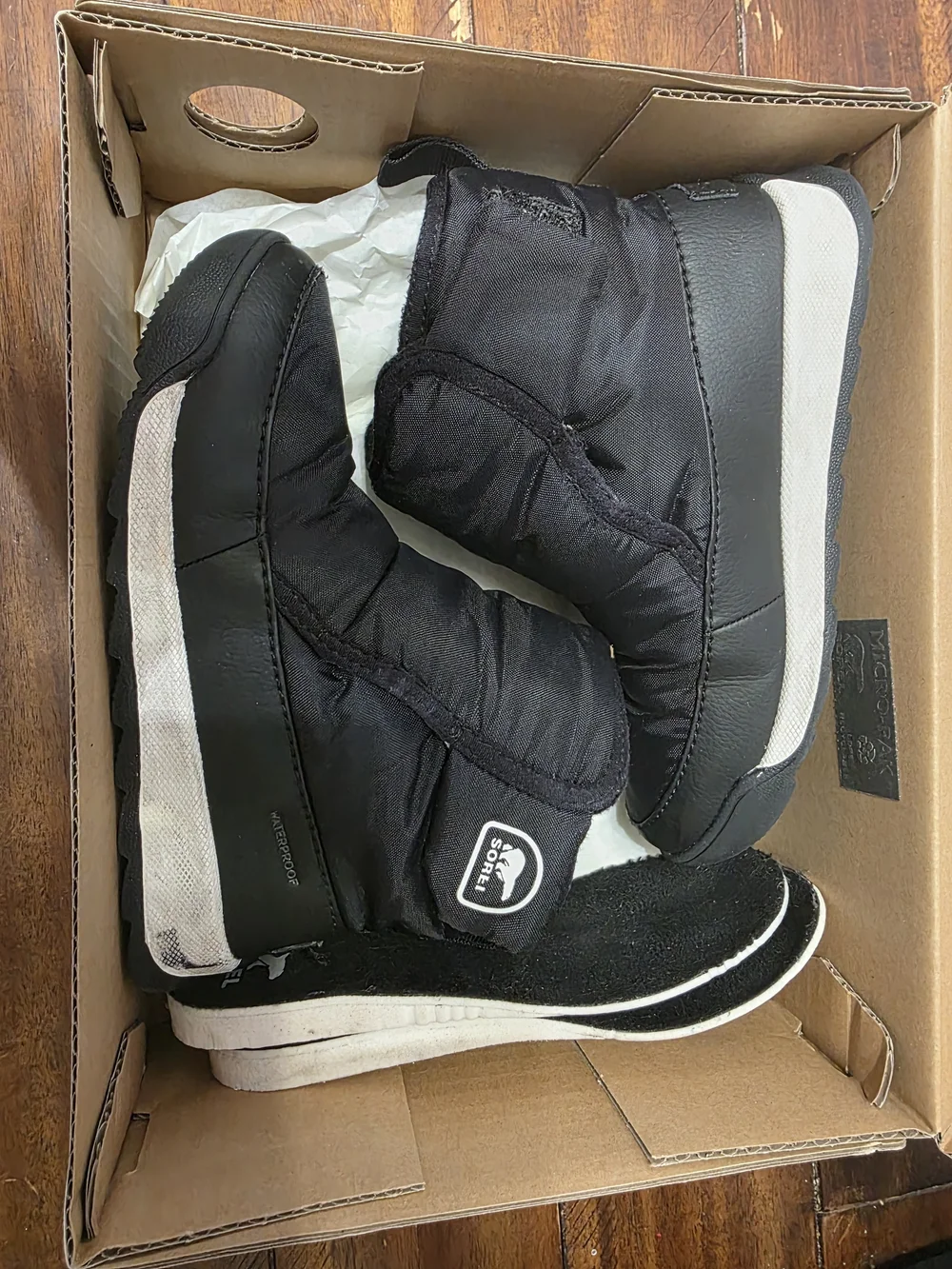 Sorel Whitney II Plus wrap snow bootie size 13/31